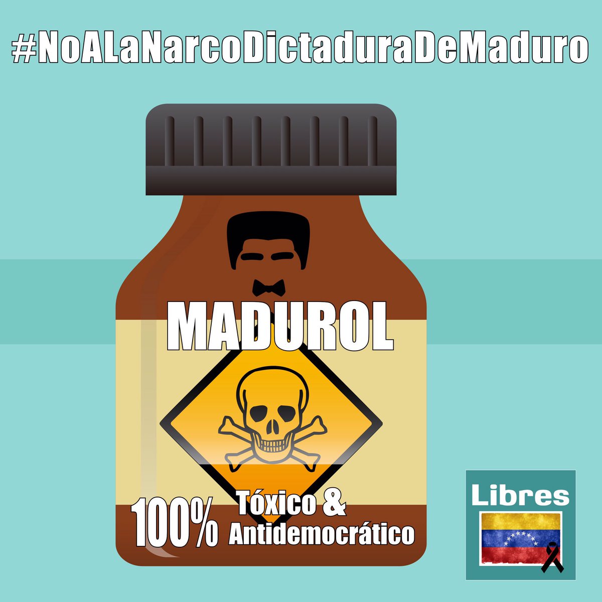 IVANGONZALEZes's tweet photo. Nicolás Maduro es puro veneno para Venezuela y para los venezolanos. #NoALaNarcoDictaduraDeMaduro Es 100% tóxica, antidemocrática y asesina. https://t.co/QipW5n2iam