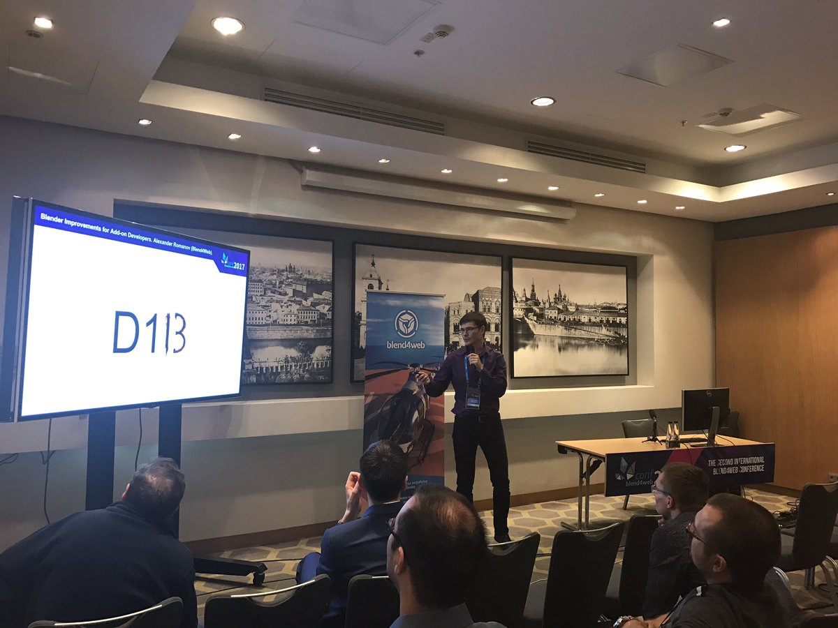 AlexKowel's tweet image. Alexander Romanov speaks about #b3d Improvements for Add-on Developers
#B4WConf #Blend4Web