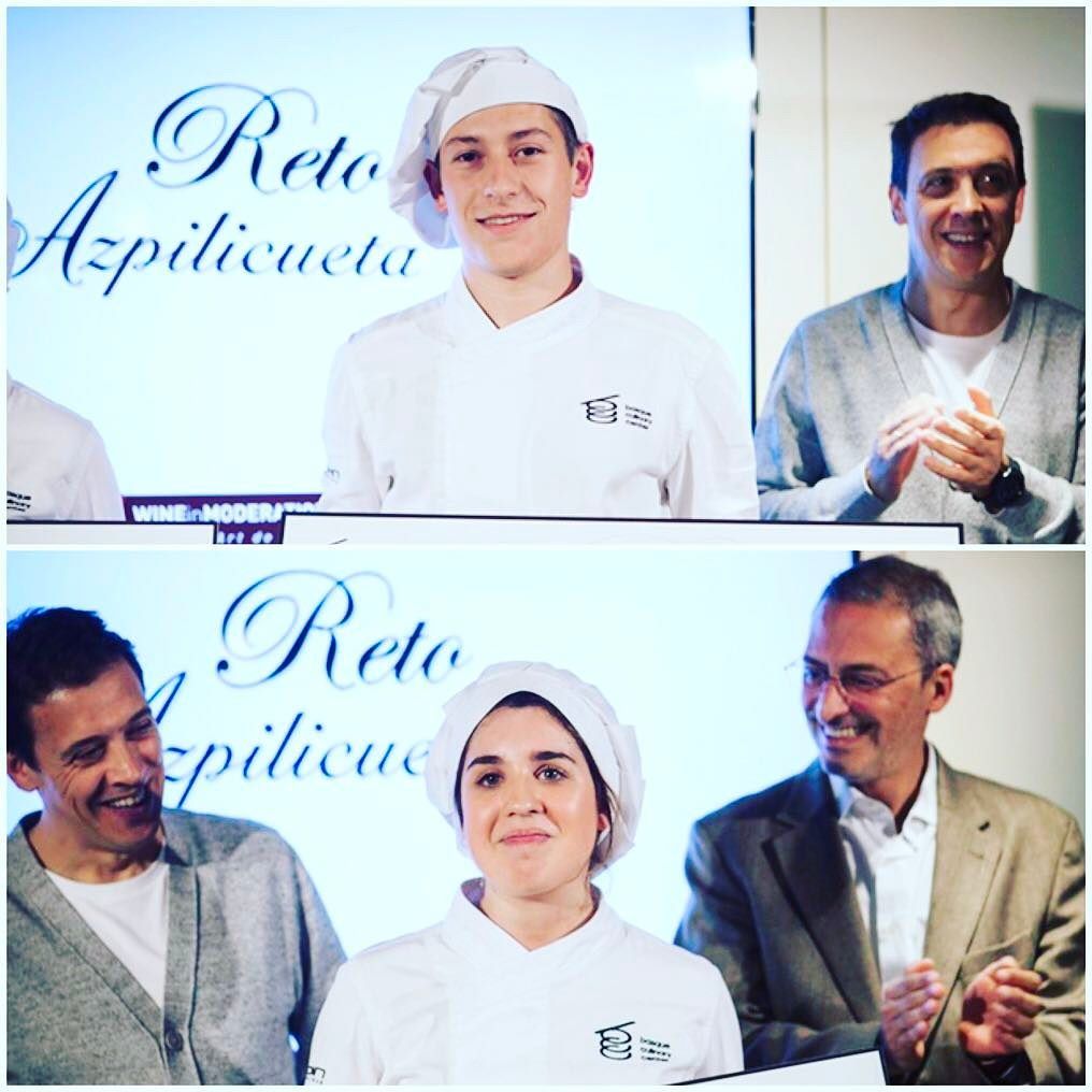 JMAizega's tweet image. Los ganadores del #retoazpilicueta2017 Ganador Paolo Herranz y Premio del Público Ainhoa Berasategi Un lujo contar… ift.tt/2qalvDM