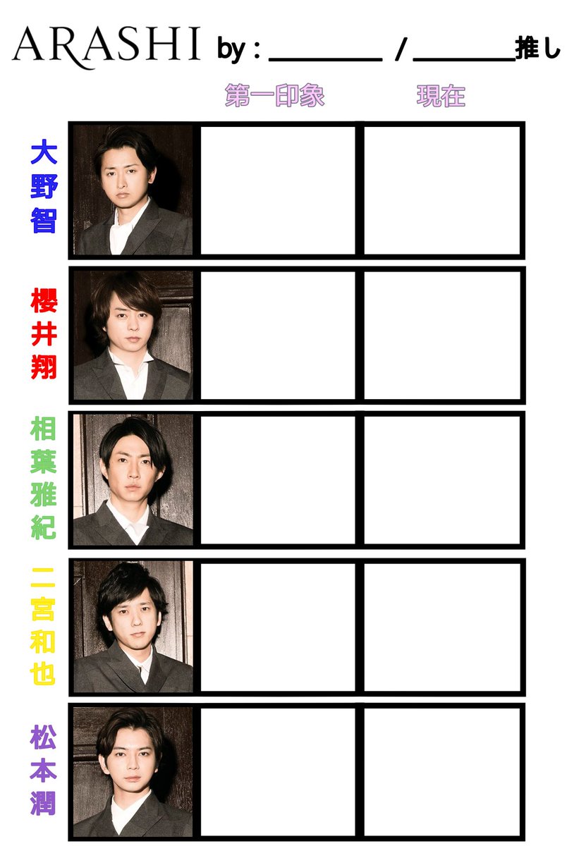 ᴍᴀɪ𓅛𓅯 على تويتر 嵐と超特急の初見 第一印象 と現在の印象のやつを作りました 画像を入れて 書くこともできる 保存 使用はご自由にどうぞ Ff外の方もご自由にお使いください もと高画素はこちらへ T Co Ez8vd5qqqv ᴍᴀɪ𓅛𓅯 على تويتر 嵐と超特急の初見 第一印象 と現在の印象のやつを作りました 画像を入れて 書くこともできる 保存 使用はご自由にどうぞ Ff外の方もご自由にお使いください もと高画素はこちらへ T Co Ez8vd5qqqv