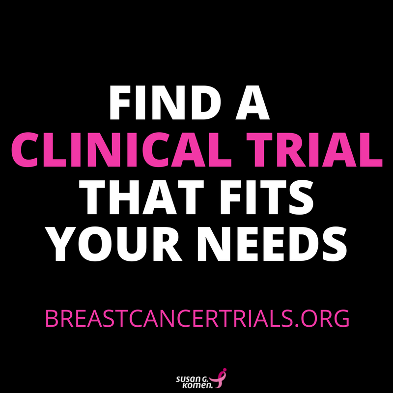 KomenCentralTN's tweet photo. Komen, in collaboration with https://t.co/6BCY7Lgv0U, offers a custom matching service for Clinical Trials! #CTAW https://t.co/PWIK4DMNpu https://t.co/Y2vt32nPVD
