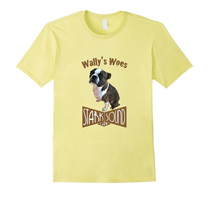 SaltSpring99's tweet photo. #StarkSoundLab - original music and now original design T-Shirts available from Amazon. https://t.co/S3FFDhKLor #bostonterrier #Wally https://t.co/lUmC32Azt3