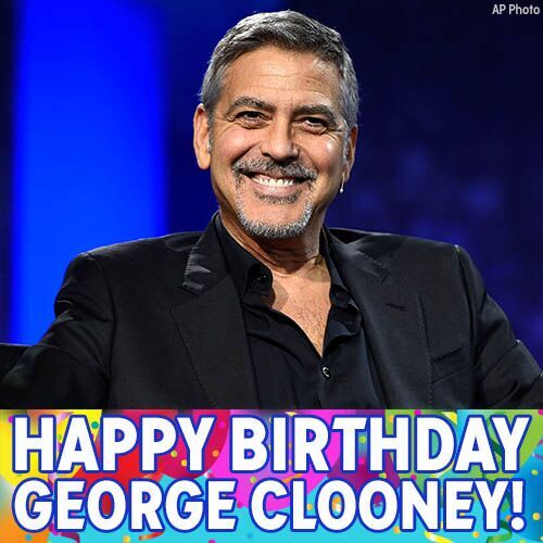 Happy Birthday, George Clooney! We hope the Oscar winner and Hollywood icon has a great day. 