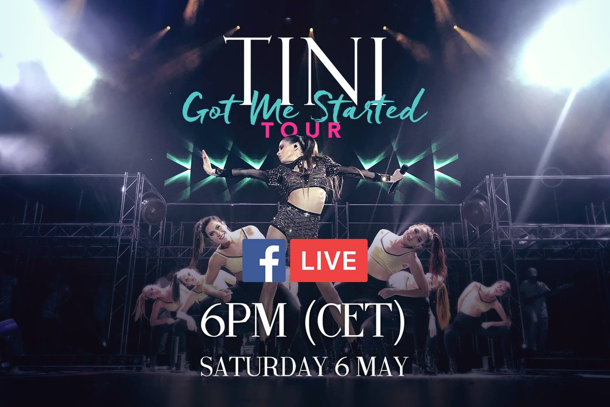 TiniStoessel's tweet image. I'll be live streaming part of my final show in Europe ❤❤ 6pm CET! Tell me you're tuning in with #GotMeStartedTour...💃🏻🎉