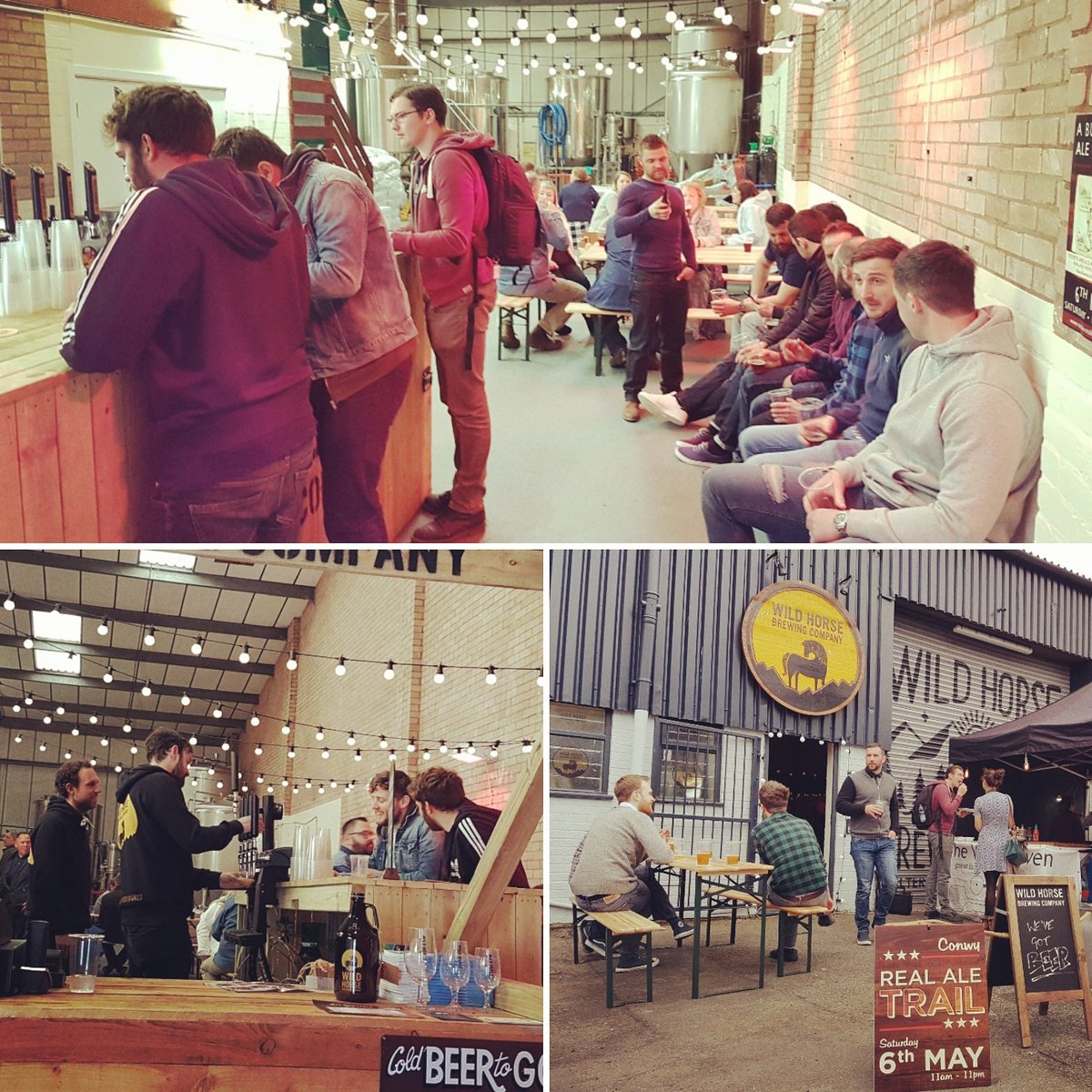 wildhorsebeer's tweet photo. .@ConwyAleTrail. 11 craft beers on tap.  Wood-fired pizza by @TheWelshOven.  Pouring until 11pm.  #craftkeg #craftbeer #llandudno https://t.co/M1NLCXjxak