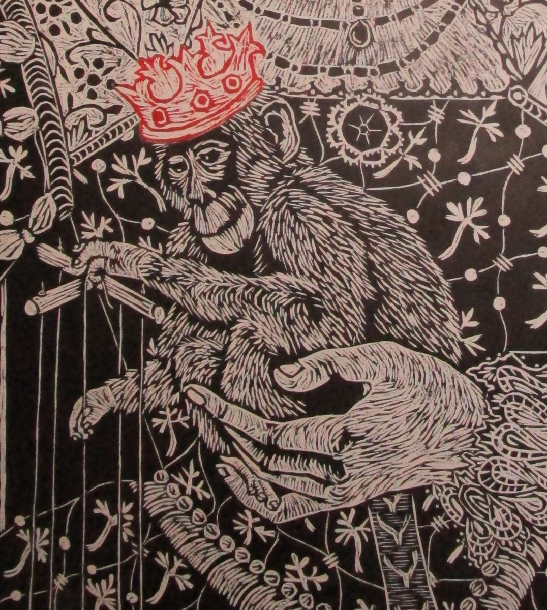 Detail of the fourth and final 3ft x 4ft woodcut.... #fineart #artgallery