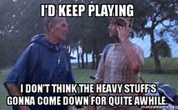 Golf Course and Power Carts OPEN for play! #raincantslowusdown #whoneedsthesun #OtterCreekGolfClub