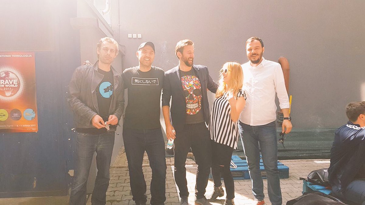 Organizatori, voditelji, gosti 😄#bnw2017 #HUB385 <a href="/Cookiva/">Iva Sulentic</a> @whyanyone <a href="/Beler/">LukaSkywalker</a> @EdoPlovanic Antonio Nuic