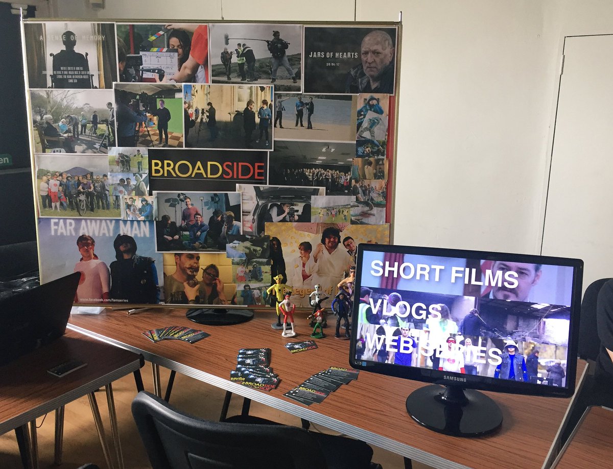 farawayseries's tweet photo. Our production company @Broadside_Films stall at @CardiffFilmFest #ciff2017 https://t.co/o3p8WMhPDt