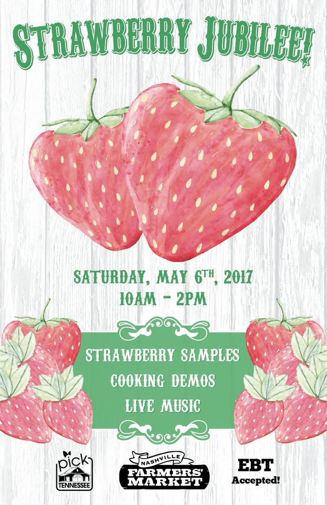 STRAWBERRY JUBILEE!

This is one of the biggest days of the year, with a slew of wonderful local produce and wild seafood!

10:00-2:00
