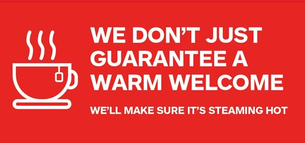 come in and get a coffee while you get your materials at Newport road or Gulson Road