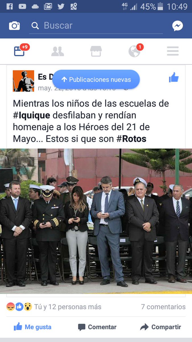 Felicitar al oficial de la armada por el respeto a los niños.