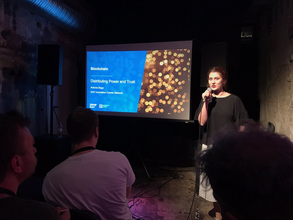 LylyLuong's tweet photo. @art_iona giving an inspring talk on #blockchain @ #UNIT2017 #innovation #Tech #Science #LGBT #sap_icn https://t.co/P8u3sL3Ieq