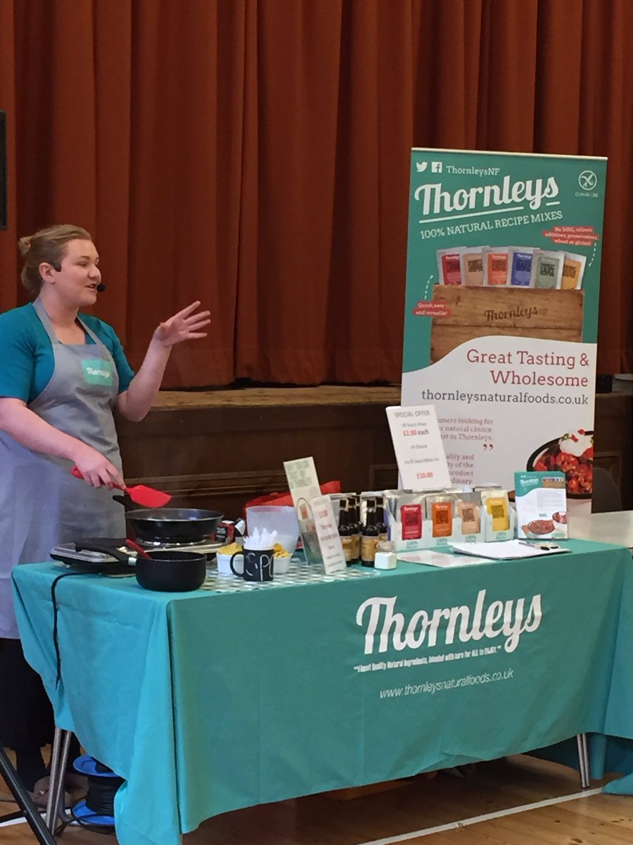 CoeliacUK_Bham's tweet image. We are enjoying a cookery demo from @ThornleysNF today with their great sauce mixes #glutenfree #localgroups