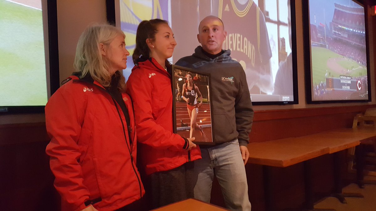 MUTFandXC's tweet photo. MUT&amp;F celebrated its graduating seniors last night after Day 1 of PSACs.✊ Allison McCurry, Rachel Hohenwarter, &amp; Quashaun Willis. https://t.co/MKy32sdi5w