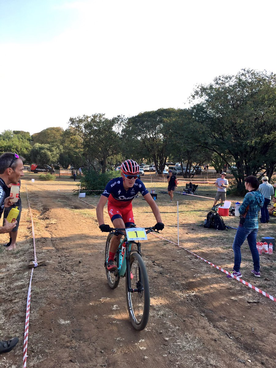 Pod1umSports's tweet photo. Awesome ride by @alanhatherly as he takes the win at @Cycling_SA XCO Cup in Bloemfontein ahead of @JanWithaarXCR and @Stuart_Marais https://t.co/LsabwHvnUB