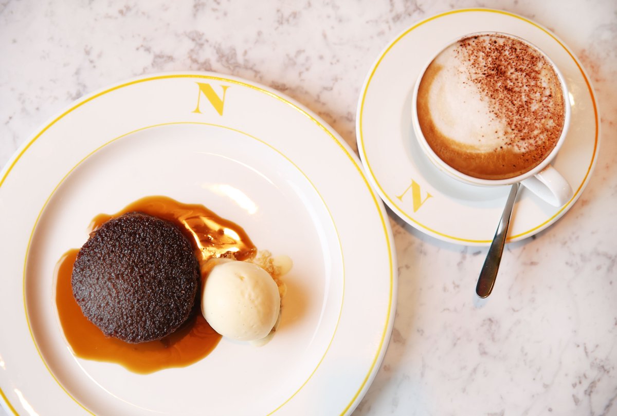 You can't go wrong with coffee &amp; dessert 😋☕️🥄