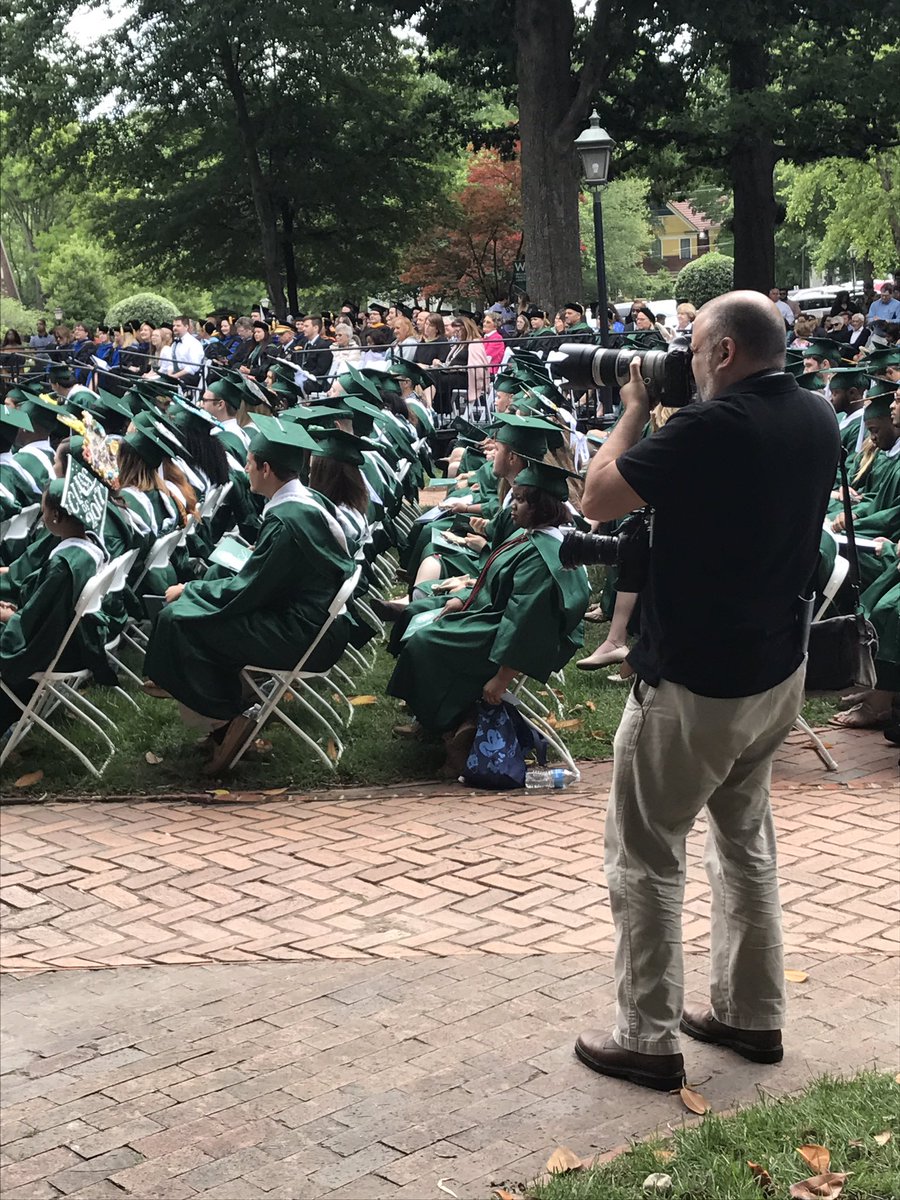 WPeaceU's tweet photo. S/O to @ethanhyman, @dankanenando of @newsobserver for coming out to #WPUGrad2017 today! #OurRaleigh https://t.co/Ms5n6Gqhvi