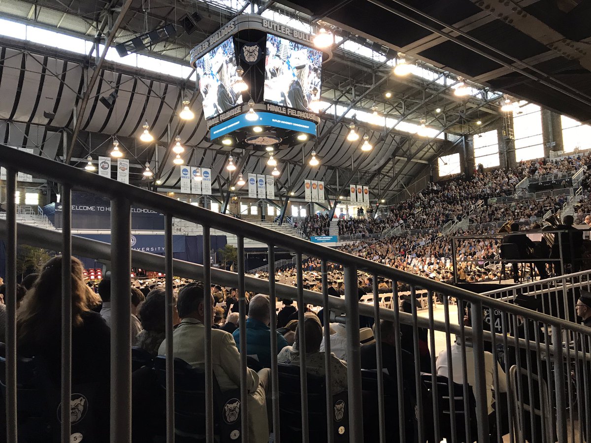 BUADCollier's tweet photo. The 10th @HinkleFH sellout of 2016-17. #ButlerCommencement. Congratulations Dawgs!!! https://t.co/Q2vQYBntMk