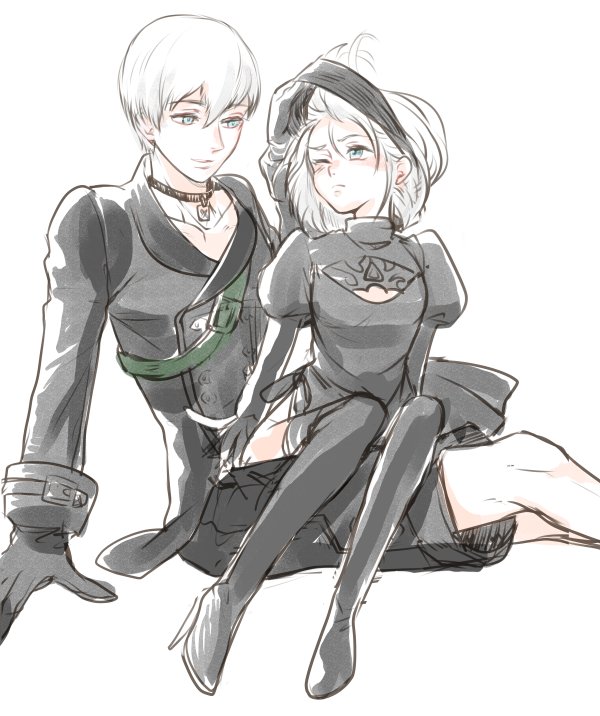 「9S、かえして」
「ははっ 2Bかわい」

お題「年齢逆転」
#9S2B版深夜の60分一本勝負 