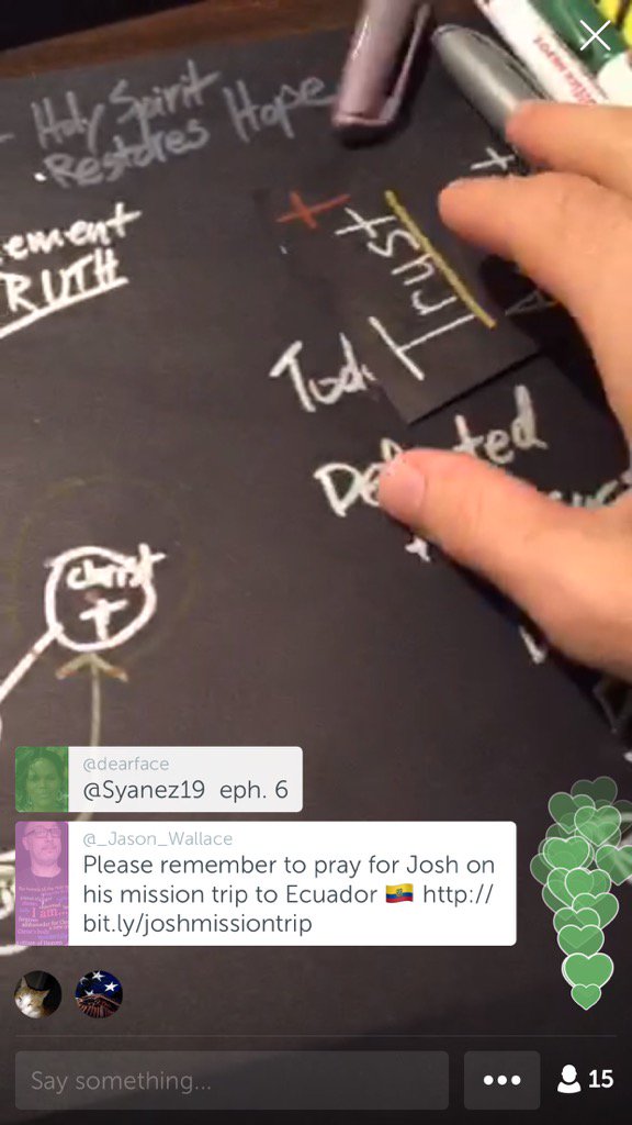 jasonrwallace's tweet photo. .@Joshuaello on #Periscope: 📖 💥Identity Healing and Hope💥 #inspire #talk #golive #jesusd… https://t.co/zwFukThmib https://t.co/ymlQLyStsF