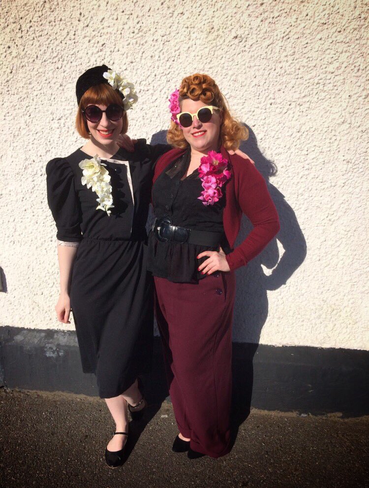 These girls!!! 💕 #teamVBP ready to style at Loch Ewe WW2 Festival by <a href="/InfoRACM/">Arctic Convoy Museum</a> ✨
@Pin_Up_Curl 👑