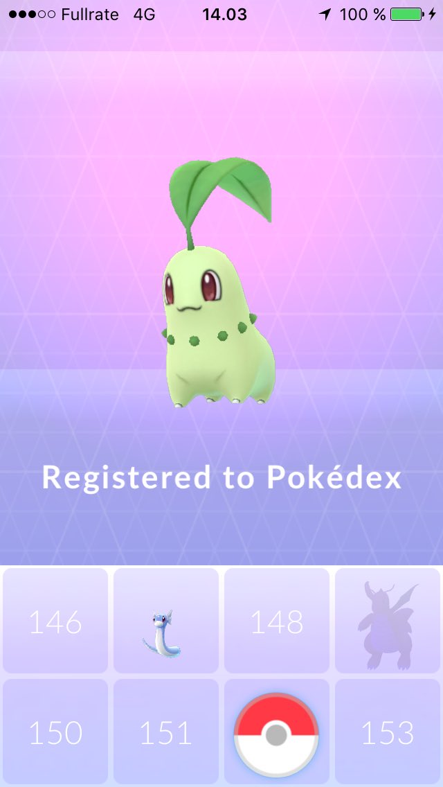 PalleBoBo's tweet photo. #GrassTypeEvent #PokemonGO not bad 😄 3 new entry's to the pokedex 👍🏻🍀🌸 https://t.co/6KvFaNFt60