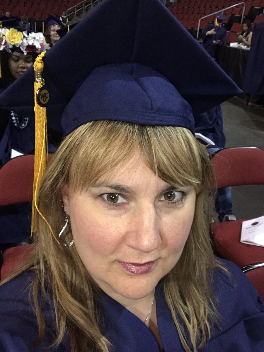 gldmn77's tweet photo. Grad Selfie! #WGUWA17 https://t.co/4Vx3y54aC8