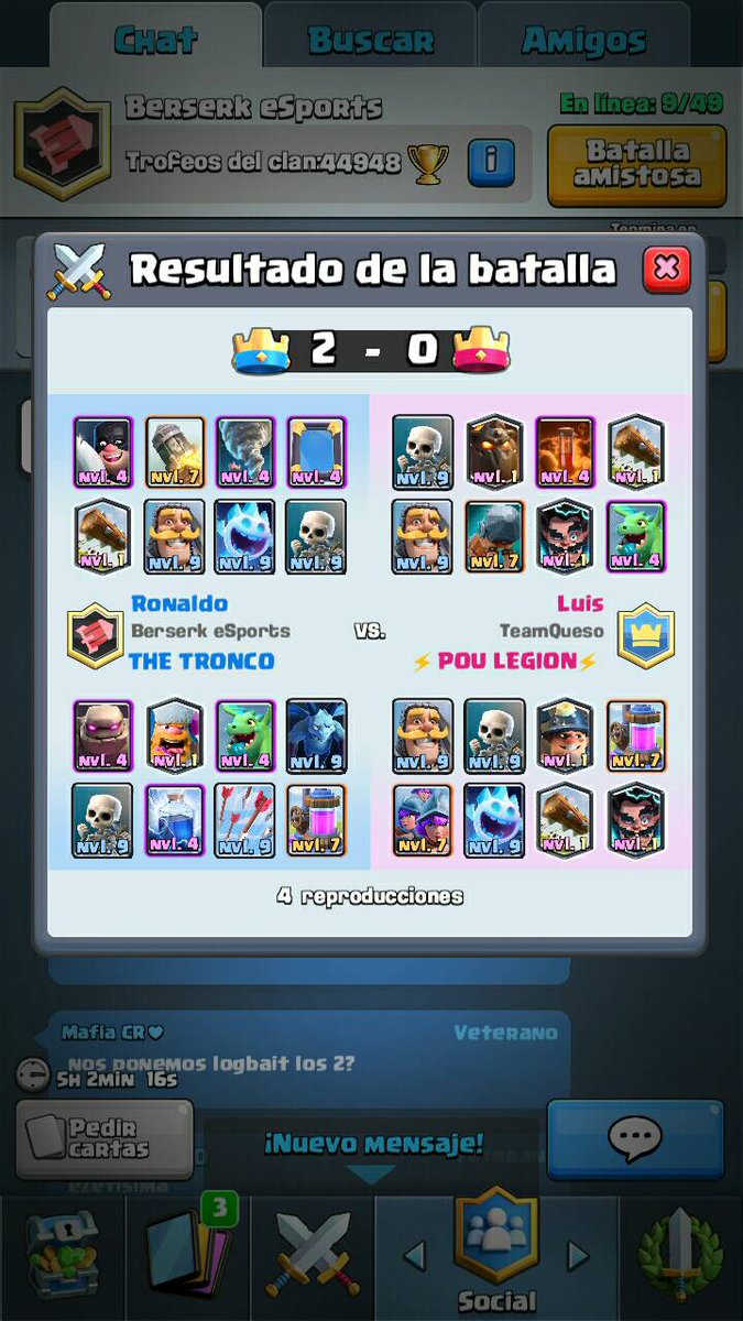 Excelentes jugadores del clan Berserk eSports contra diferentes jugadores muy conocidos, arriba berserk! 💪