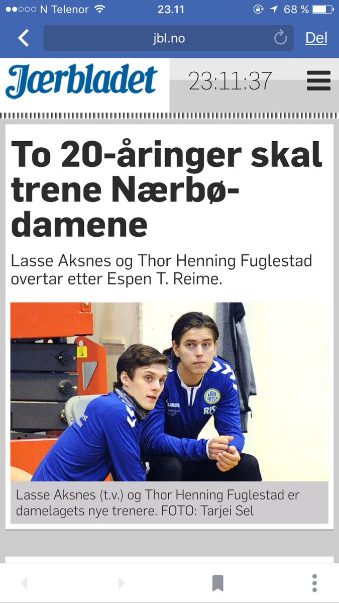 Blir en fin sesong for disse to!