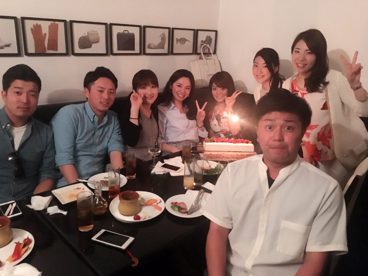 s0ccer51's tweet photo. みさき誕生日おめでとう！やす&amp;そのか、今更だけどご懐妊おめでとう！苦手なイタリアン(コース料理)！ https://t.co/g6dHTsPAUS