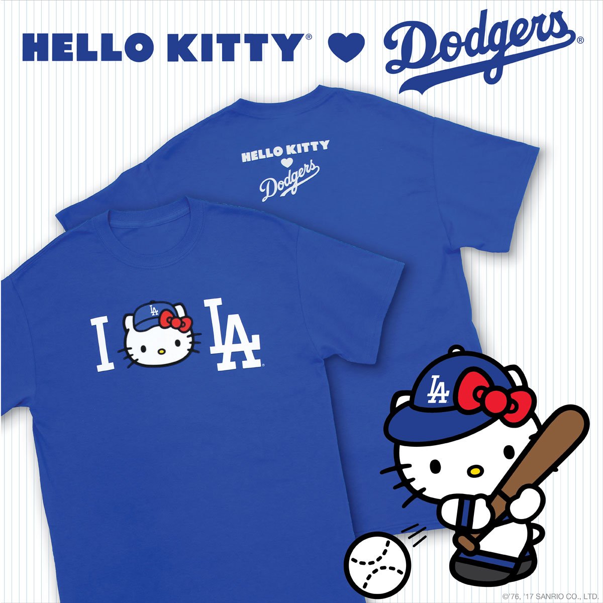 Los Angeles Dodgers on X: Celebrate Hello Kitty Night at Dodger Stadium on  April 20! Purchase a special ticket pack to get this exclusive T-shirt.  Then, stay after the game to enjoy