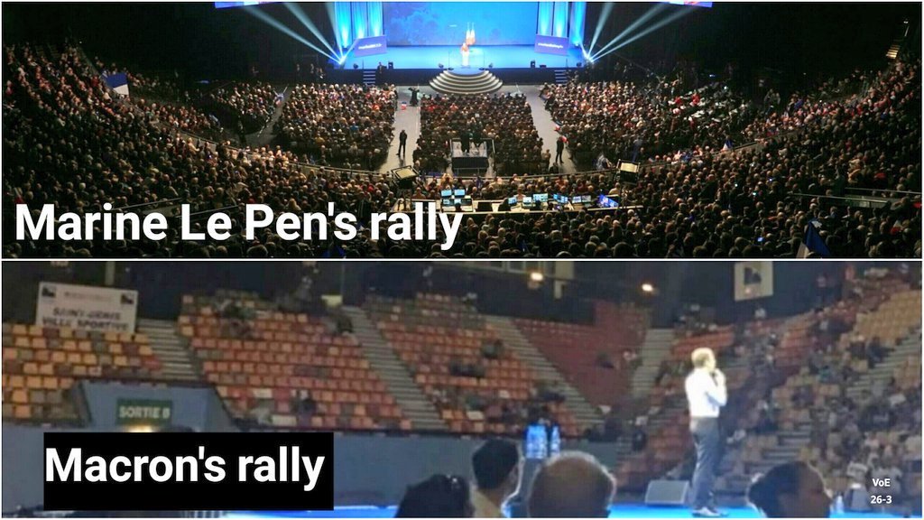 Never believe polls, go out and vote tomorrow! #LePen2017