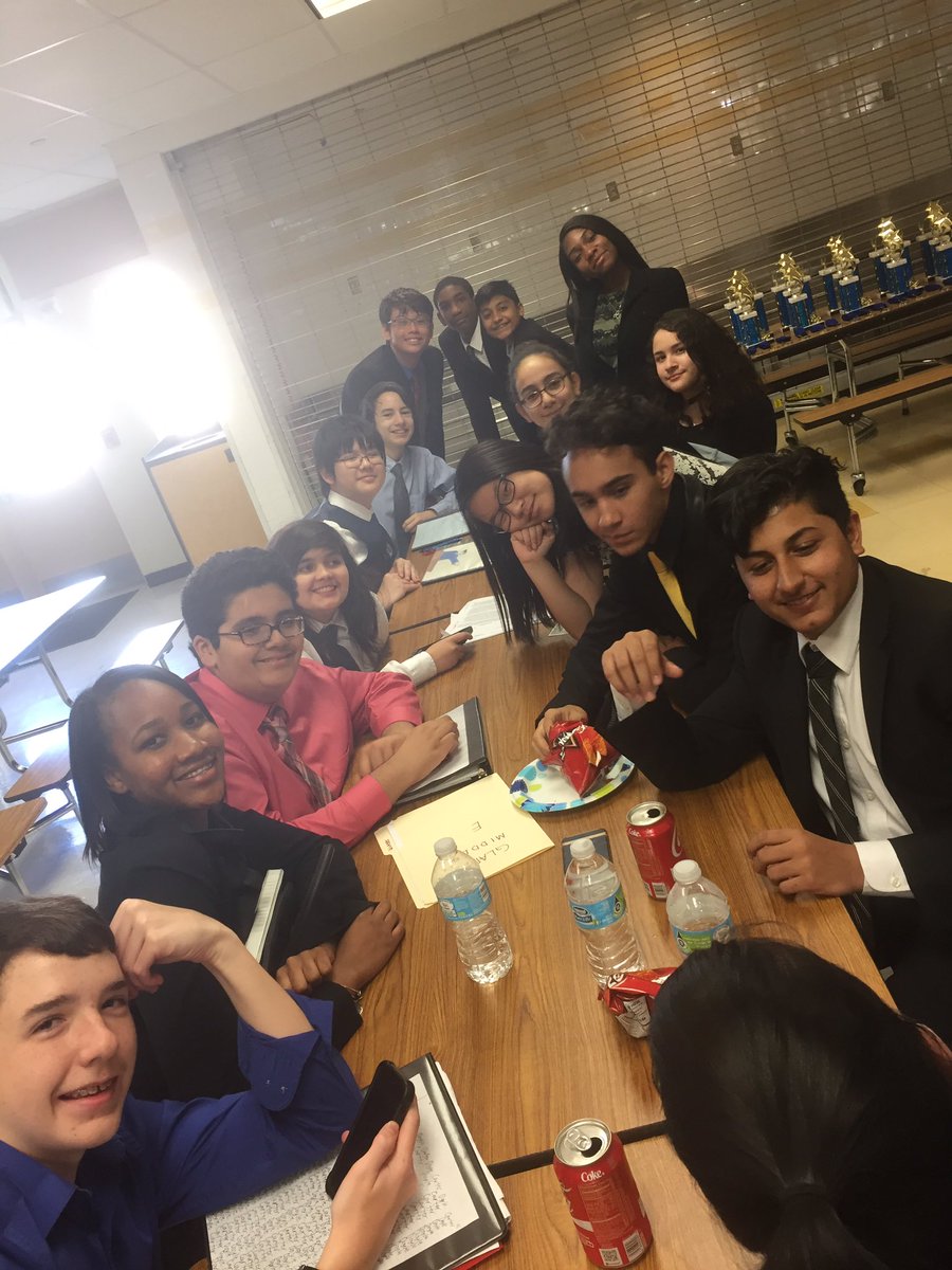 GMSDebate's tweet photo. Spent the day at middle school debate championships. Stay tuned to see if we won anything @Glades_MS #debatelife #PridePassionPurpose https://t.co/Ed6IQLdaDZ
