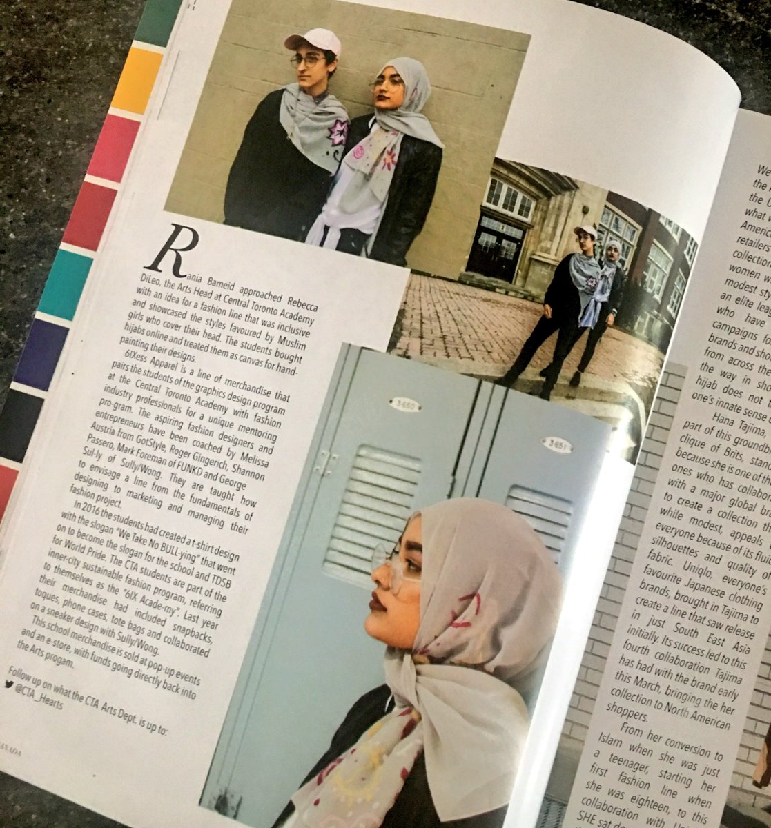 BeckieDiLeoInc's tweet photo. Student activists, artists + photographers featured @SHECanada💕🌟@6Xess #HijabLine #Equity #Entrepreneurship @malloy_john @tdsb @IwonaKurman https://t.co/xquc84iqyz
