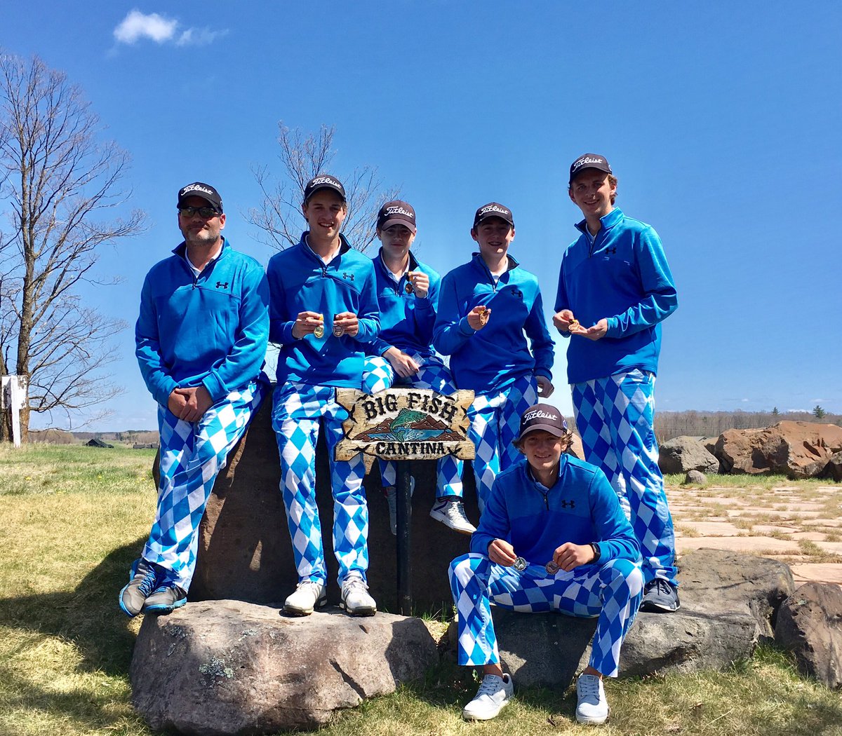 EC_North_Golf's tweet photo. North finishes T2nd in the two day Scott Miller Invite with a 324-314!@JHasel21 medalist with a two day total of 147(+3). Logan 2nd with 149 https://t.co/AFsBqEAHe0