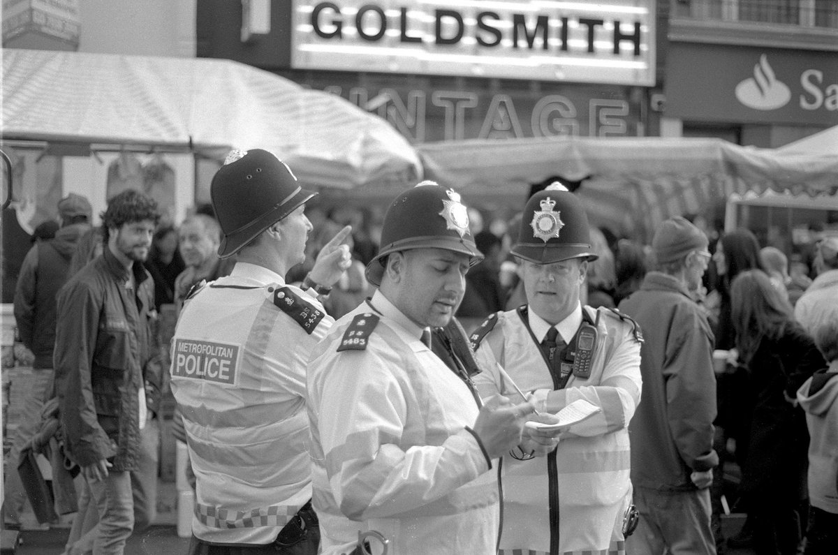 SamuelTPayne's tweet image. Three Bobbies - #Olympus OM-4T, Zuiko 50mm f1.4, @Kodak Panatomic X Expired 1972. Processed in #Rodinal. flickr.com/photos/synclav…