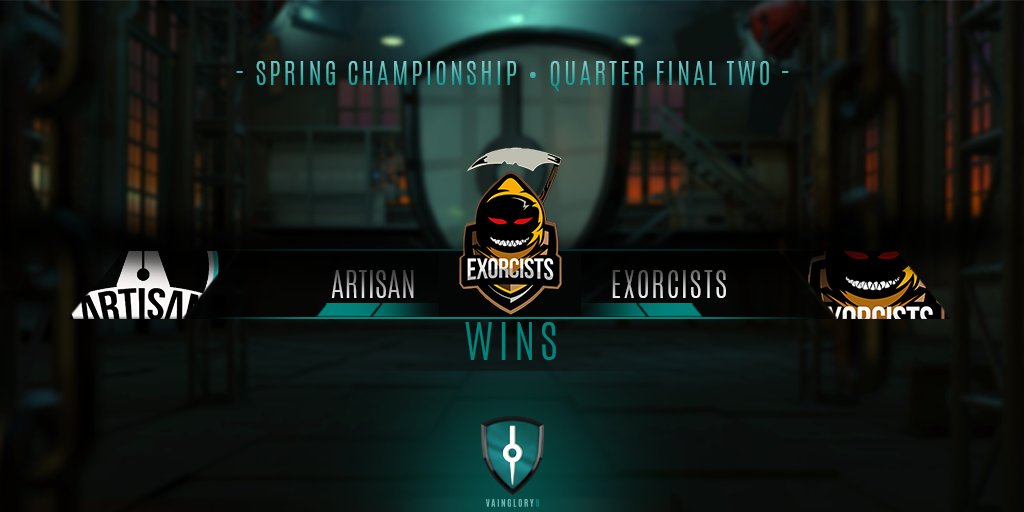 TESeSports's tweet photo. Congratulations to Popeyes🇦🇺🇸🇬 &amp; Exorcists🇻🇳🇲🇾🇸🇬 on securing spots in the Vainglory 8 Spring Live Championship! @vaingloryesport #Vainlgory8 https://t.co/WvJEbsFYoF