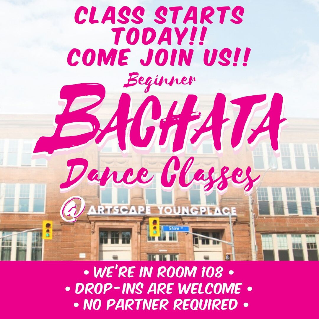 Classes are IN ROOM 108!! @ArtscapeYoungplace !!⠀⠀⠀⠀⠀⠀⠀⠀
#saturdayfun #saturdays⠀⠀⠀⠀⠀⠀
#Bachata #Dance #Arts #the6ix #toronto #to #tdot