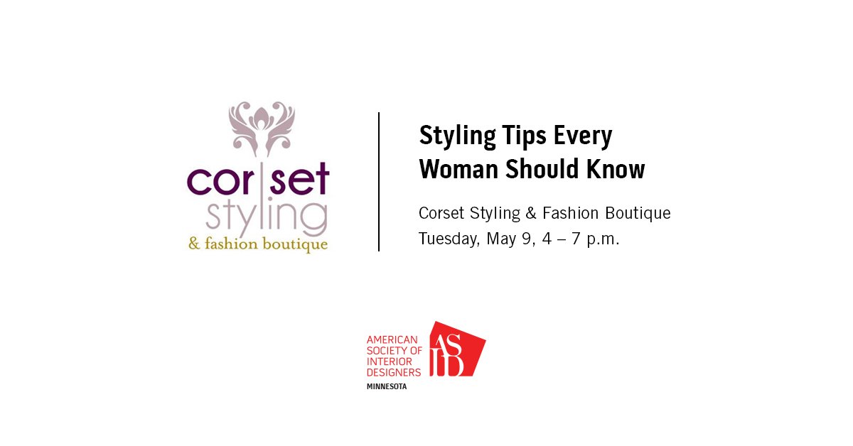 Join us as Jodi Mayers of @CorsetStyling shares her insider styling tips for women on May 9. bit.ly/2pPxnIo #design