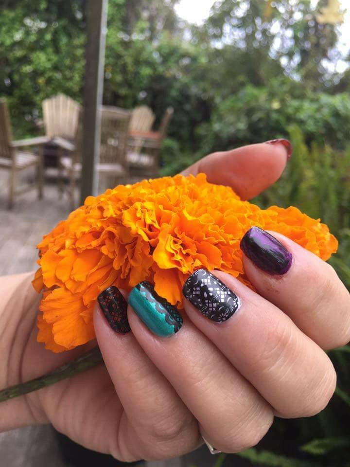 ohsnapletswrap's tweet image. Papel Picado (c) over I Lava You (c), Amazon (r), Royal (c), and So Presh (c).  TruShine over all.