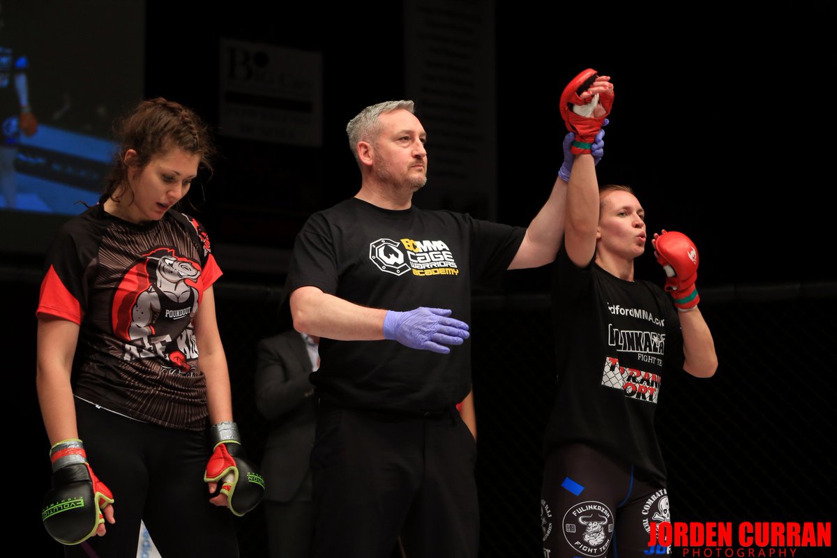 IMMAFed's tweet photo. Congratulations to 2016 European Open featherweight champion Joanne Doyle who picked up a first round submission victory tonight at BCMMA. https://t.co/yub2WAO0GM