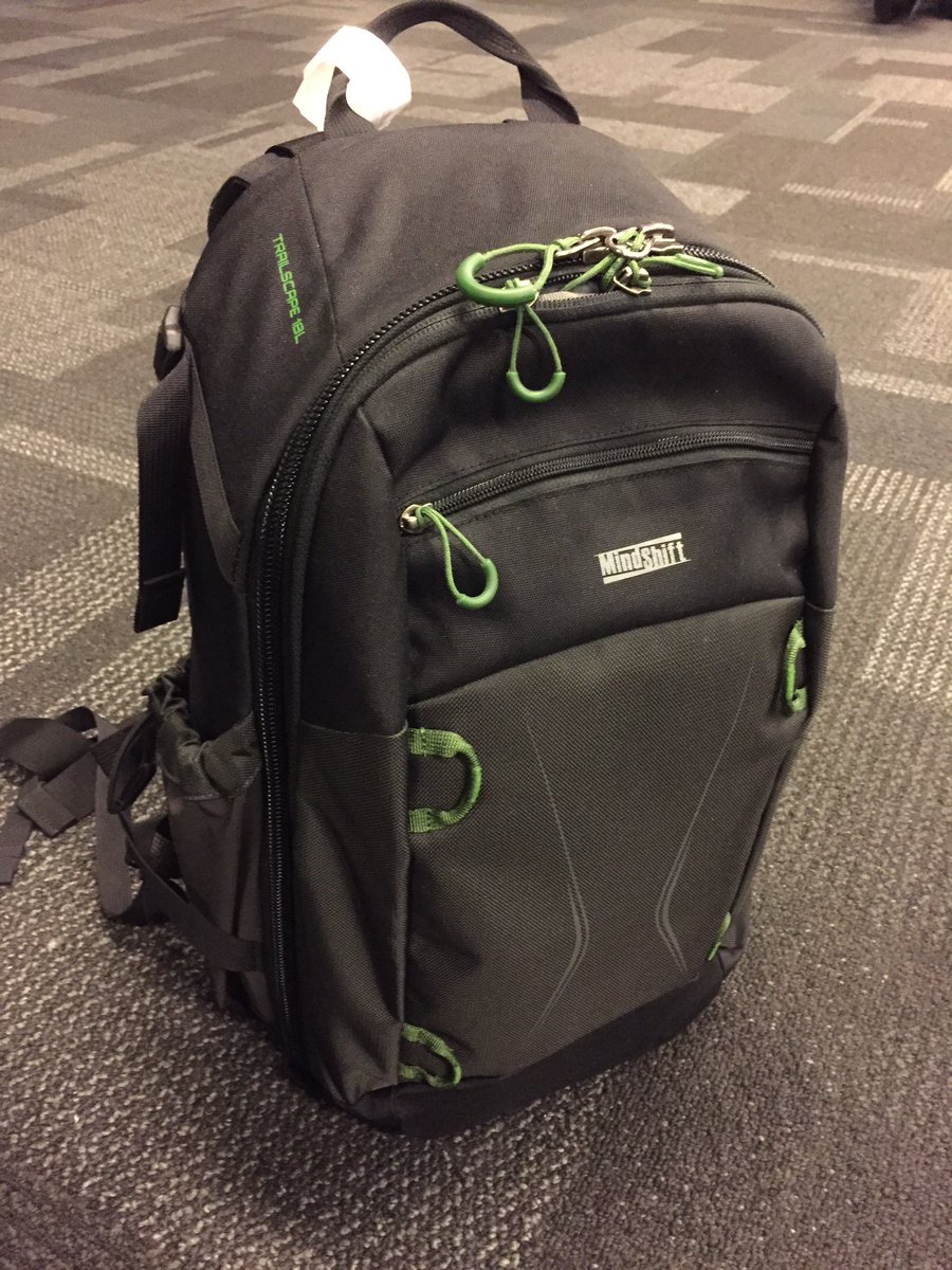 RossGrievePhoto's tweet photo. In departures with the @MindShiftGear #Trailscape #18L. Looks just like a backpack. Full review to follow. #SomethingDifferent https://t.co/L4SvPSNBqH