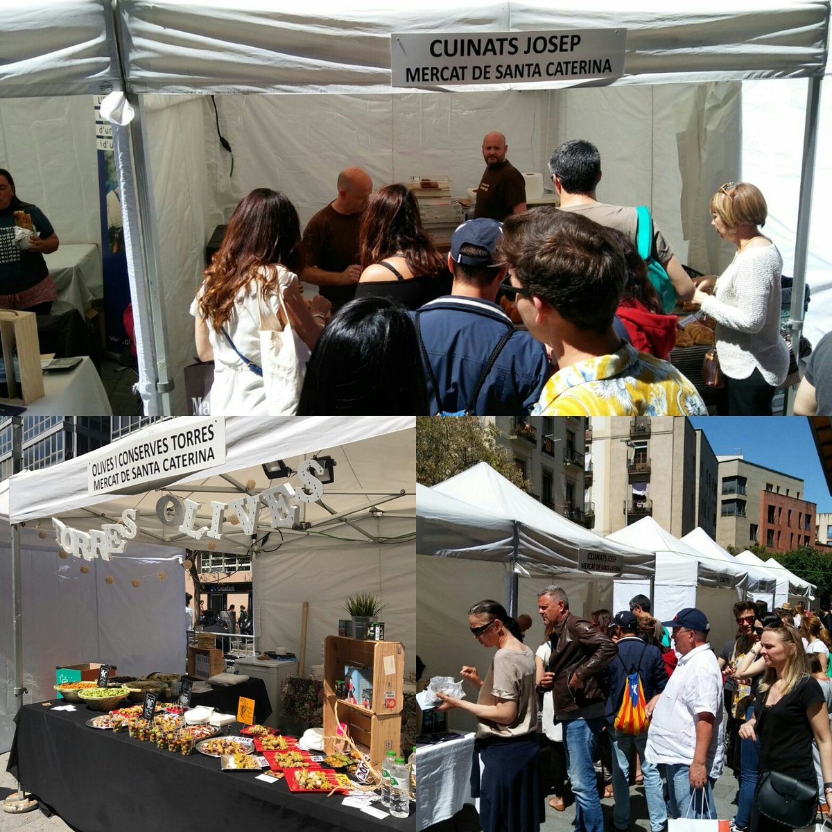 <a href="/mdsantacaterina/">mercatsantacaterina</a> diumenge 7/5 a les 12h, 16h i 17h gastronomia, cellers i cooperatives. Espai de tast davant mercat!