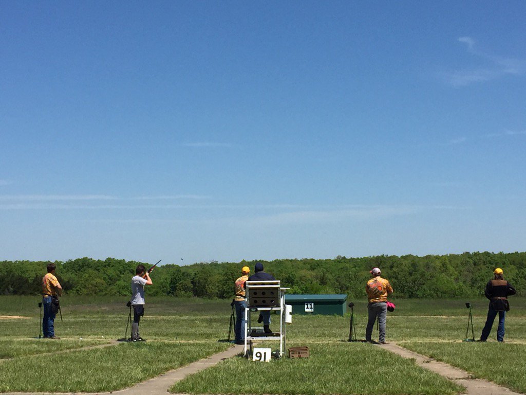 Notthefarmhouse's tweet photo. LSHS Trapmasters competing at the State competition. https://t.co/jufiejzwcR