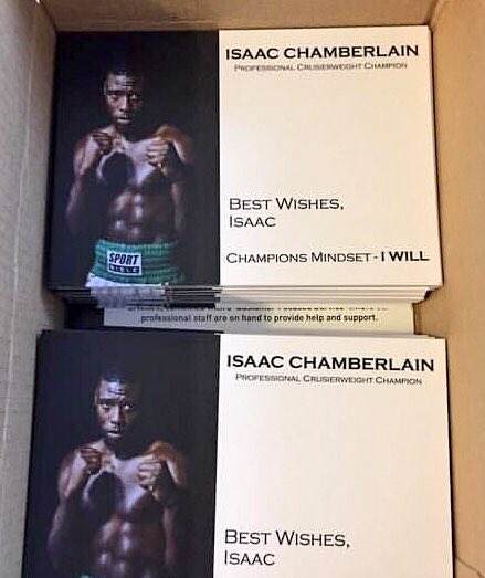 IChamberlain_'s tweet photo. Big up Lee @print_projects for these autograph cards. For those that have requested one, they'll be sent out next week! #Boxing 👊🏿 #Printing https://t.co/heB1UNFxTG