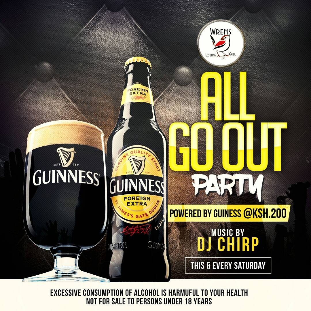 wrens_lounge's tweet photo. Get extreme with Guinness today as we party till late with Dj Chirp.
#wrens
#whereentertainmentmeetsclass
@guinness @GuinnessKE https://t.co/a1sfFsu5UY