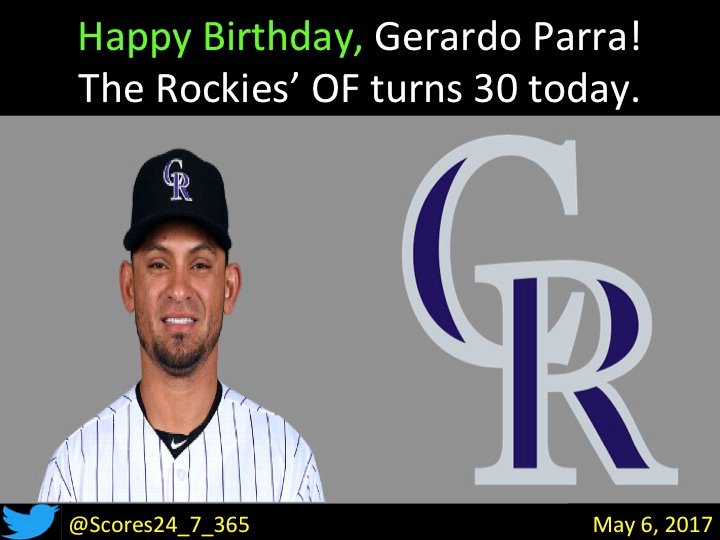  happy birthday Gerardo Parra! 