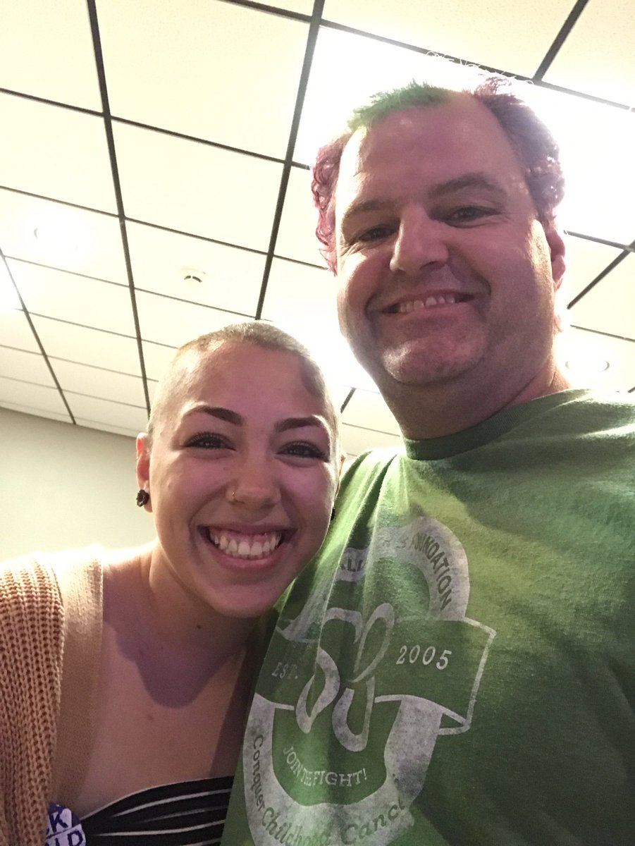 HFDStBaldricks's tweet photo. This is Amber. This amazing young lady raised over $900 for pediatric cancer research. Thank you Amber! @DaRealAmberoni https://t.co/GJj57BGJwz