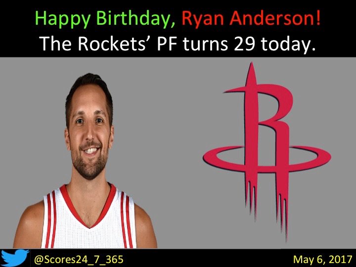  happy birthday Ryan Anderson! 